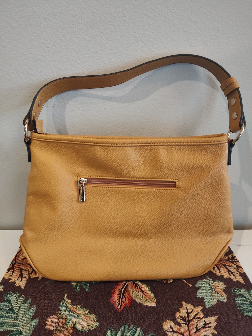 Montana West Mustard Yellow Faux Leather Shoulder Bag Western Equestrian